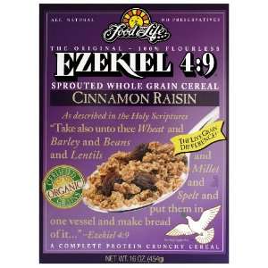Food for Life Ezekiel 49 Organic Cinnamon Raisin Cereal, 15 Pound Box 