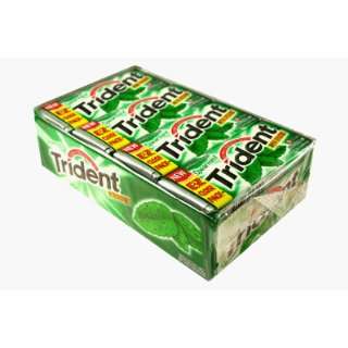 Trident Val U Pak Spearmint 12 Packs  Grocery & Gourmet 