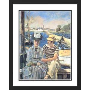 Manet, Eduard 28x36 Framed and Double Matted Argenteuil  