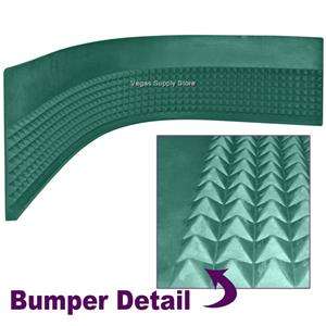 Craps Diamond Pyramid Bumper Rubber (11 inch x 48 inch)  