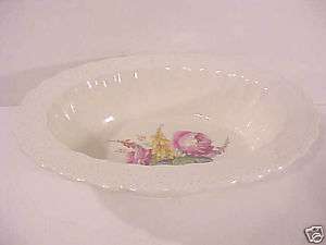 Copeland Spode Heath and Rose Oval Veg Serving Bowl  