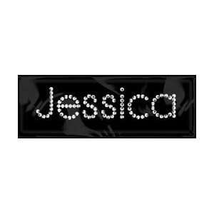  Rhinestone/Brad Name Stickers Jessica