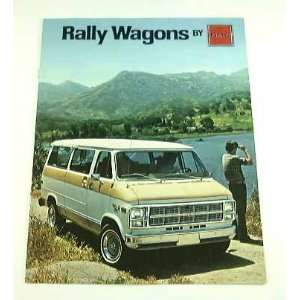  1979 79 GMC RALLY WAGON Van BROCHURE STX G2500 G3500 