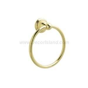   Carmel/Marielle/Parisa Polished Brass Towel Ring/Hoop