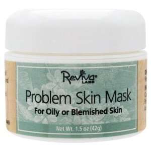 Reviva Labs Problem Skin Mask Oily Blemished Skin   1.5 Oz, Pack of 6