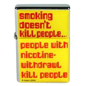  Smoking Doesnt Kill People Flip Top Lighter Sports 