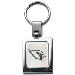com Arizona Cardinals Steel Square Key Chain   NFL Football Fan Shop 