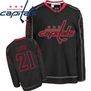  Washington Capitals Black Ice Jersey Brooks Laich Hockey 