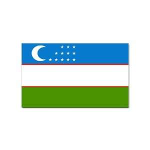  Uzbekistan Flag Sticker 