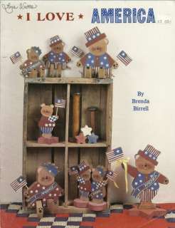 Love America Tole Painting Book Patriotic Bears Provo Patriotic USA 