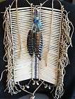 Native American Indian Breast Plate Bone Shell Bead Han