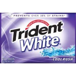 Trident White Cool Rush 12 CT  Grocery & Gourmet Food