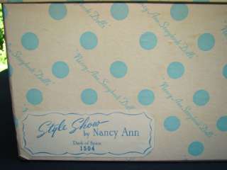 1953 Nancy Ann Style Show Dash of Spice in Original Box Pristine 1504 