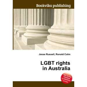  LGBT rights in Australia Ronald Cohn Jesse Russell Books