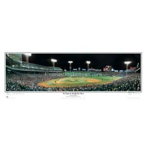 Rob Arra Baseball Framed Stadium Panoramic of Boston Red Sox 86 Years 