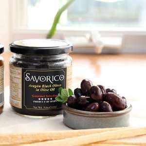 Aragon Black Olives in Oil  Grocery & Gourmet Food