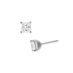   2ct Princess Stud Earrings Jewelry