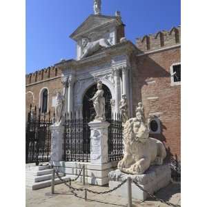 The Porta Magna, Arsenal, Venice, UNESCO World Heritage Site, Veneto 