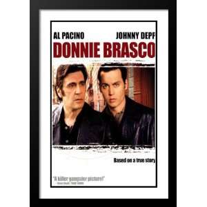  Donnie Brasco Framed and Double Matted 20x26 Movie Poster 