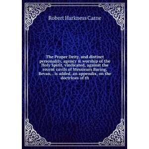   , an appendix, on the doctrines of th Robert Harkness Carne Books