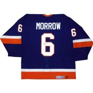  Ken Morrow New York Islanders Blue Autographed Jersey 