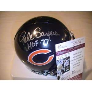  GAYLE SAYERS SIGNED AUTO AUTOGRAPHED CHICAGO BEARS MINI 