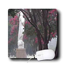   of Mary with Rosebud Trees in the Rain   Mouse Pads Electronics