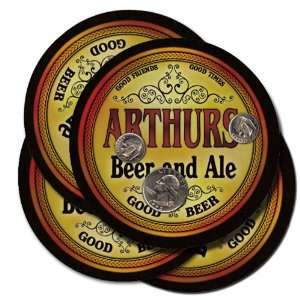  ARTHURS Family Name Beer & Ale Coasters 