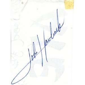  John Havlicek Autographed Cut