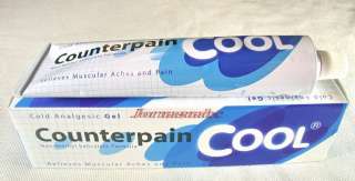Counterpain Cool Cold Analgesic Gel 120g SQUIBB no pain  