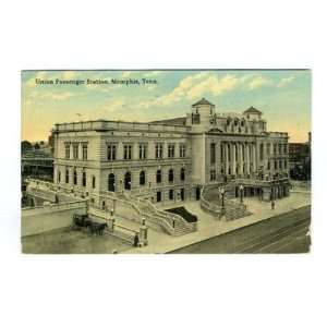   Passenger Station Postcard Memphis Tennessee 1913 