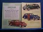 1938 Cadillac ~ 2 Pg Ad ~ Fleetwood   Sixteen   La Salle Featured