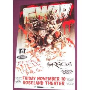  Gwar Poster   Concert Flyer 06 Beyond Hell Tour