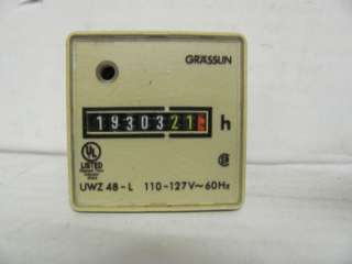 Grasslin UWZ 48 L 110 127V Hour Meter  