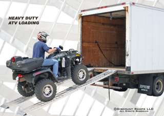USA 12 ARCHED FOLDING ALUMINUM ATV UTV GOLF CART RAMPS  