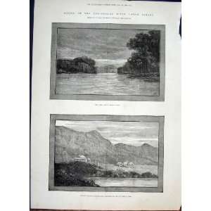  Canada Cascapediac River Campbell Piko Hill Print 1881 