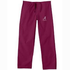     Alabama Crimson Tide NCAA Classic Scrub Pant (Crimson) (3X Large