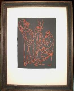 Enfante Woodengraving by Andre Derain 1880 1954  