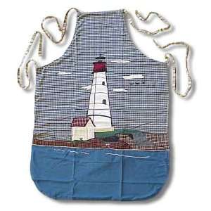  ZR Applique II Theme Lighthouse by the Bay Apron 27x29 