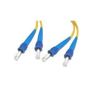   Single Mode Fiber Patch Cable Yellow Jacket Material Pvc Electronics