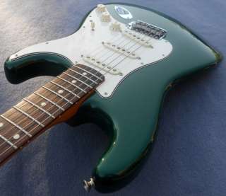 2009 Fender Vintage Hot Rod 62 Stratocaster USA Sherwood Green Strat 