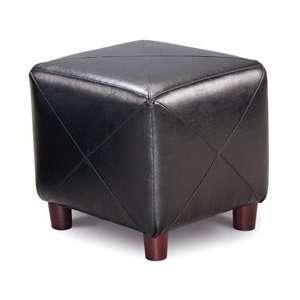  Cube Ottoman   Faux Leather Ottoman   ottoman; upholstered ottoman 