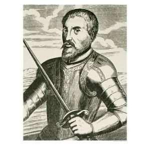  Portrait of Hernando de Soto from The Narrative and 