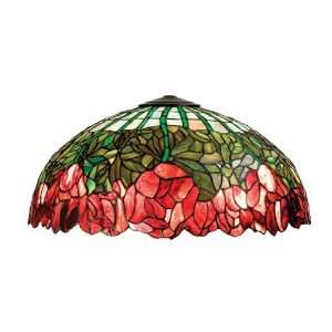 Meyda Tiffany 26976 Bronze Cabbage Rose Tiffany Single Stained Glass 