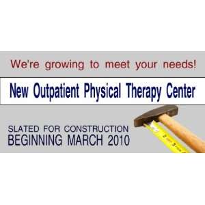  3x6 Vinyl Banner   New outpatient 