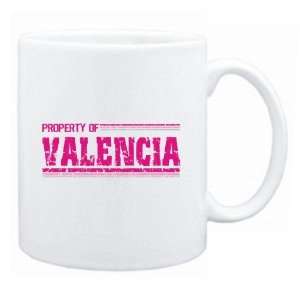  New  Property Of Valencia Retro  Mug Name