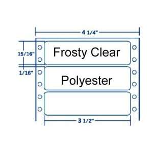  Compulabel® 162450 Frosty Clear Polyester Continuous 