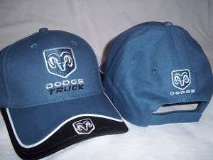 Dodge Hat Cap Logo Emblem Truck Ram Blue Black  