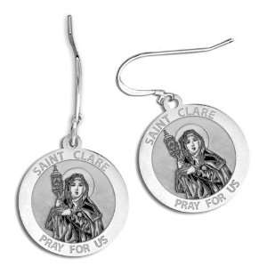  Saint Clare Of Assisi Earrings Jewelry