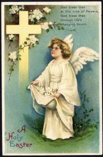 EASTER ANGEL by CLAPSADDLE Postcard   1913  